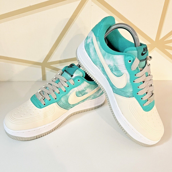 Nike By You Air Force 1 Low 'Cozi' Teal DN4164-991 Sz W 8/M 6 Shoes- Worn once - Picture 1 of 14